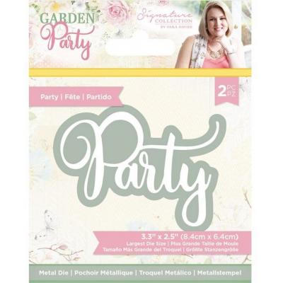 Crafter's Companion Garden Party Metal Die - Party